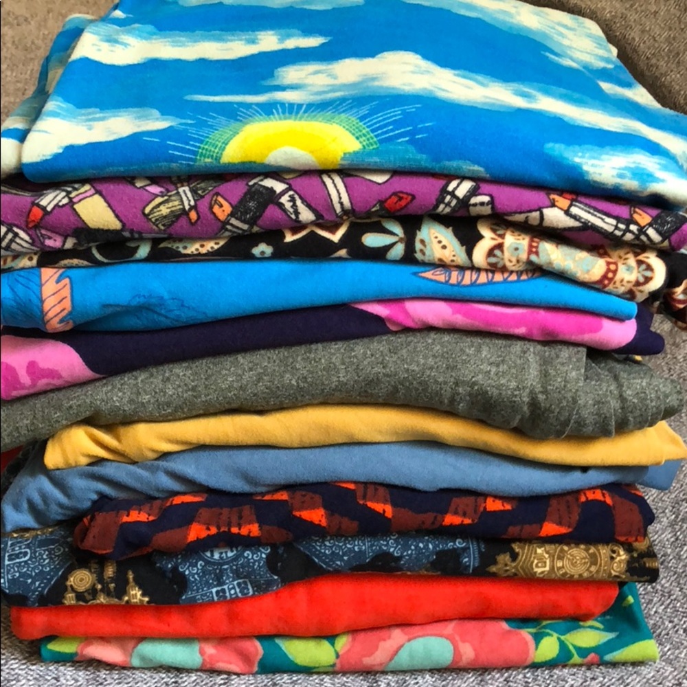 LuLaRoe NWOT tall and curvy leggings xl LOT OF 12